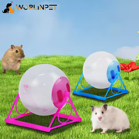 Wolinpet 3.9" Clear Run-About Exercise Ball For Pet Dwarf Hamsters & Mice