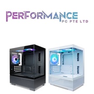 Tecware Infinity M2 Black/white Compact MATX Case 3 ARGB sync fans included Dual TG (1 YEAR WARRANTY BY TECH DYNAMIC PTE