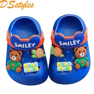 DSstyles Children Cute Cartoon Clogs Summer Beach Slippers Sandals Cave Hole Baby Shoes For Boys Girls Aged 1-4