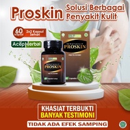 Original PROSKIN Kapsul Binahong Obat Gatal Kulit Jamur Panu Hapuran Kadas Kurap Eksim Kutu Air Psor