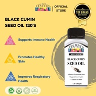 21st Century Black Cumin Seed Oil 120 softgels (Ultra Refined Cold Pressed Oil) Supports Immunity, C