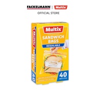 Multix Resealable Sandwich Bag Dispenser, 18cm x 17cm (40bags/box) MT0008