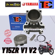 YAMAHA Y15 ZR Y15ZR YSUKU V1 V2 CYLINDER Block Set COMPLETE BLOK PISTON RING CERAMIC FORGED TEC 57mm