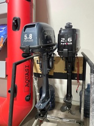 Mesin Parsun 5.8 PK 2 Stroke Tempel Outboard Untuk Perahu Karet