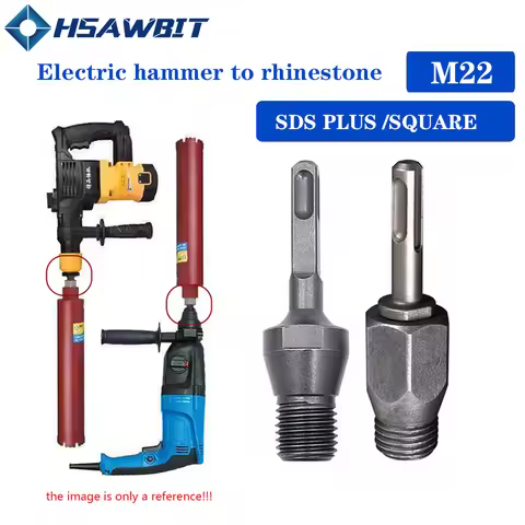 1 PC Arbor Adapter For Electric Hammer M22 Diamond Core Bit Adapter SDS Arbor Diamond Core Dry Wet D