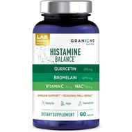 Granions Histamine Blocker Complex - 1,000mg Quercetin with Bromelain, NAC and Vitamin C - D-Hist Se
