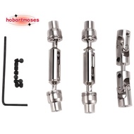 3Pcs Metal Drive Shaft CVD for  B16 B36  Q60 Q63 Q64 MN77 FY004 6WD 6X6 1/16 RC Car Upgrade Parts