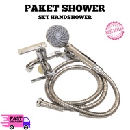 / Bathroom Shower Package Premium Shower Head/ Bathroom Shower 5 Function Modes High Quality