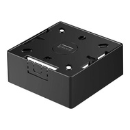 International Electrician Black Surface-Mounted Bottom Box Junction Box Universal Open Wire Socket B