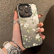 เคสโทรศัพท์ลายดอกไม้เล็กสด 1 ชิ้น เข้ากันได้กับ Apple Phone 16 Pro Max 15 Pro 14 Plus 13 12 11 X/Xs