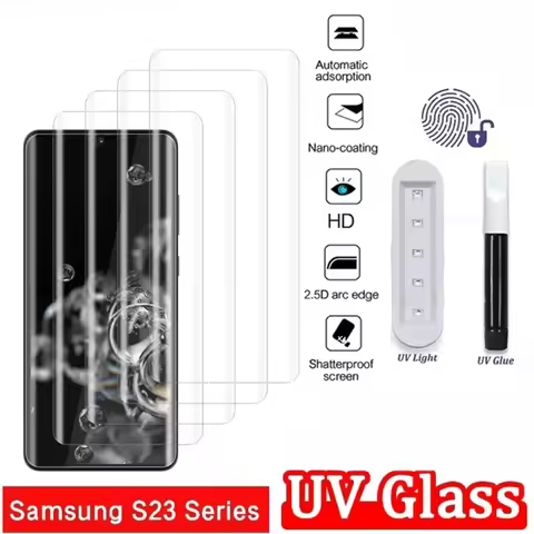 For Redmi Note 12 15 13 14 Pro Plus Glass Film Curved Full Glue UV Tempered Glass redmi K60 K70 K80 