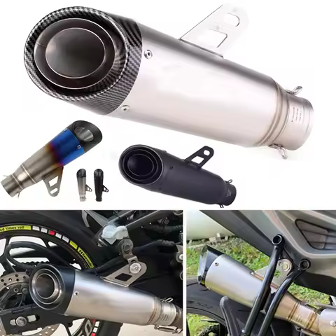 51mm Universal Motorcycle Exhaust project Escape with DB Killer For Honda YZF R6 R3 R25 MT07 MT09 Z4