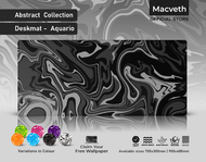 Macveth Artisan Deskmat  | AQUARIO | Large Gaming Mousepad | Extended Mousepad | Deskpad | Long Mous