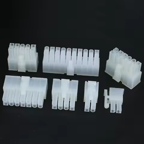 10Set 4.2mm 0.165" MOLEX Mini-Fit 5557/5559/5566/5569 Dual Row 2*1/2/3/4/5/6/8P Male Plug Female Rec