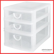 SankoPlastic (SankoPlastic) 3-tier Elpis for small storage, W18.2 x D26.5 x H21.8cm, WhiteDirect　Fro