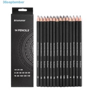 SEPTEMBER Sketch Pencil Set, Smooth Writing HB 2H 4H B 2B 3B Graphite Pencil, School Supplies Detail