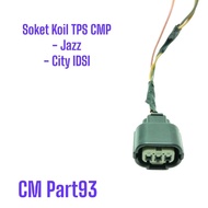 TPS CMP Coil Socket Honda Jazz City IDSI VTEC L13A L15A Coil Crankshaft Sensor