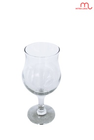 Mitra Loka Gelas Wine Kaca 350 mL Tinggi Besar Polos Elegant Transparan KIG Kedaung Glass