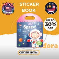KIDORA Sticker book for kids, Sticker book for toddler, Sticker book for kids, Learning sticker book