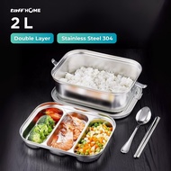 Toolip TaffHOME Lunch Box Stainless Steel 304 2L - HS233