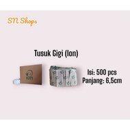 Contents: 500 pieces of hygienic STERILE TOOTHPACKS Hygienic ION Packaging