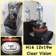 H16 12V19W HEAD LAMP BULB CLEAR VISION 2pc