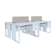 INDEX LIVING MALL โต๊ะคอมพิวเตอร์ 4 ที่นั่ง DS 240 ซม.