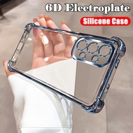 For Samsung Galaxy A32 5G 6.5 inch SM-A326B A326BDS Soft Silicone Edge Plating Jelly Case Military-g