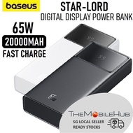 Baseus Star-Lord 65W 20000mAh Power Bank Digital Display Type-C Laptop PowerBank Fast Charger