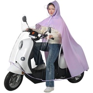 Double Raincoat Electric Battery Motorcycle Mother and Child Women's Matching Long Full Body Rainproof 2 People plus Thickened Poncho