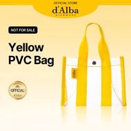 [d'Alba Official/Gift Only] d'Alba Yellow PVC Bag