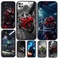 Compatible with TPU soft black silicone phone case Motorcycle for Realme 3 5 6 7 8 Pro 5i 5s Q 6i 7i
