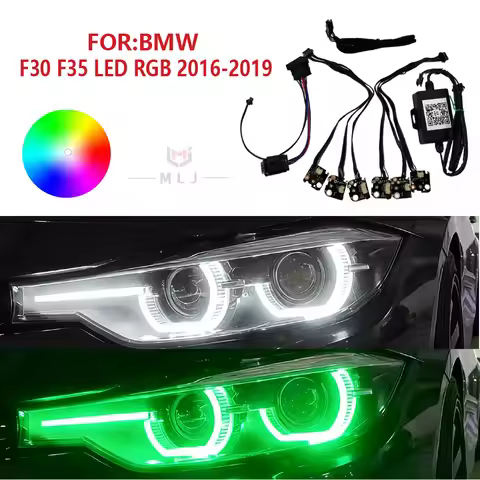 NEW For BMW F30 F31 F35 2016-2019 LCI LED style RGB DRL 3 series CSL style daytime running lights Co