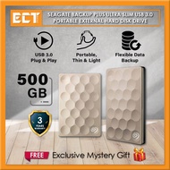 Seagate Backup Plus Ultra Slim 500GB 1TB 2TB USB 3.0 Portable External Hard Disk Drive - 9.6mm Slim 