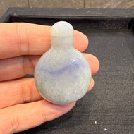 瀚玉珠寶 天然緬甸玉 紫羅蘭鼻煙壺翡翠 翡翠鼻煙壺