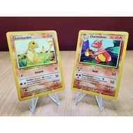 [Vintage] 1999 Base Set Charmander and Charmeleon - 46/102 and 24/102 - Pokemon Cards