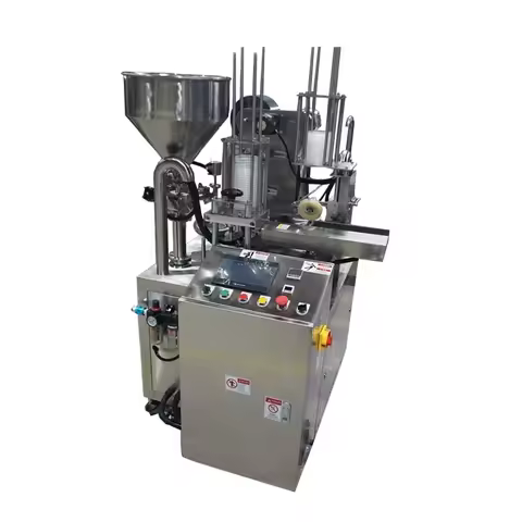 Automatic Rotary Type Coffee Capsule Filling Sealing Machine for Yogurt Jelly Ice Cream