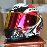SHOEI Helmet Shoei Full Face Motorcycle Helmet SHOEI X14 Ducati V4 Helmet Riding Motocross Racing Mo
