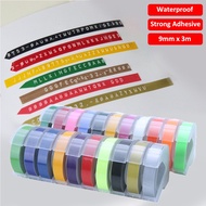 Refill Tape for Dymo 12965 MOTEX E101 Labeling Machine Typewriter Label Maker Tape Writer Embossing 