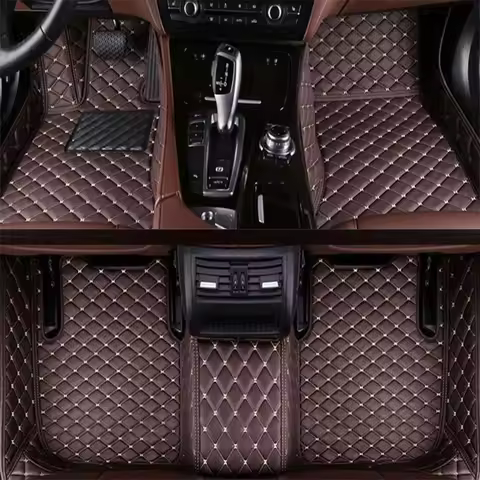 Color Car Floor Mat For Kia Carnival KA4 YP VQ Kia EV5 Kia Sonet Kia Cadenza Kia K7 Auto Carpet Part