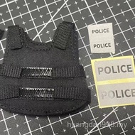 1/12 Soldier Doll Trendy Vest Agent Bulletproof Vest with 2 Stickers