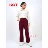 KGT Bamboo Mini Bootcut Tulang Kids Perempuan Baggy Cutting KIDS Bootcuts Tulang Seluar Slack Kanak