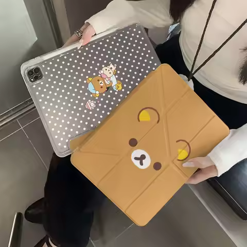 Lucky R-Rilakkuma Case For iPad Air 11 Case 10th 11th A16 9th Cover iPad Pro 11 4 5 10.9in 12.9 M2 M
