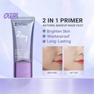 Dr.Leo 2 in 1 Isolation Brightening Primer Foundation Hydrating Makeup Base Cream Niacinamide Tone U