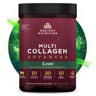 Advanced Hydrolyzed Collagen Peptides Powder Protein Lean with Probiotics and Vitamin C, Cinnamon, f