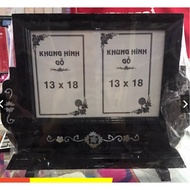 High quality double wooden frame 13x18 (26x18)