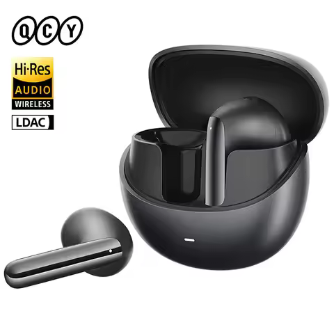 QCY HT10 AilyBuds Pro+ ANC Wireless Earphone Bluetooth 5.3 Hi-Res Audio with LDAC Earbuds 6 Mic AI H