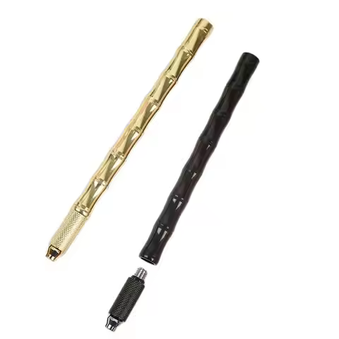 1pcs Tattoo Microblading Single Head Handle For 3RS 5RL Round Needle Blade Tebori Pen Holder Eyebrow
