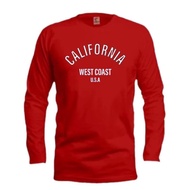 BAJU VIRAL CALIF0RNIÂ WÊST COAST UNISEX LONG SLEEVE T-SHIRT 100%COTTON 200GSM