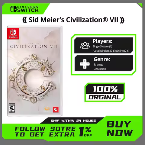 Sid Meier's Civilization® VII Nintendo Switch Game Deals 100% Official Original Physical Game Card f